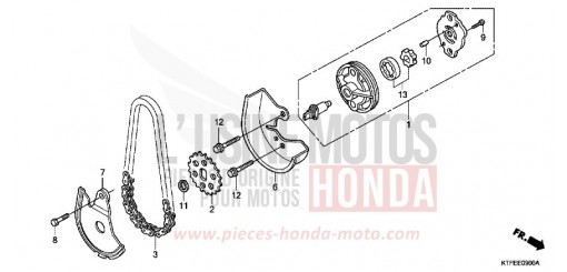 POMPE A HUILE SH125C de 2012